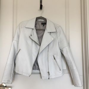 TOPSHOP BIKER LEATHER JACKET